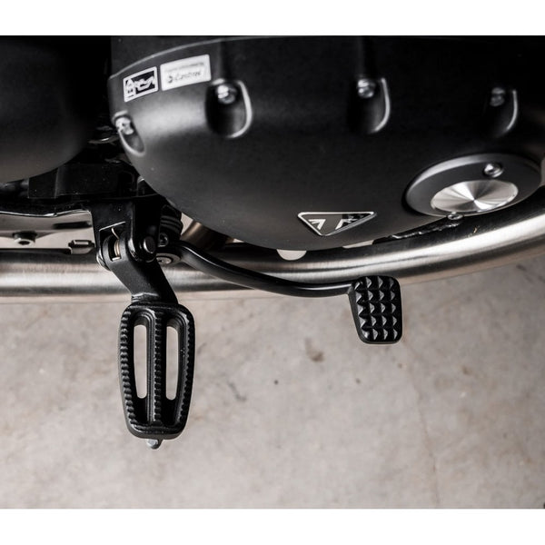 Motone Ranger Foot Pegs - Rider Set - Bobber/Speedmaster - BLACK