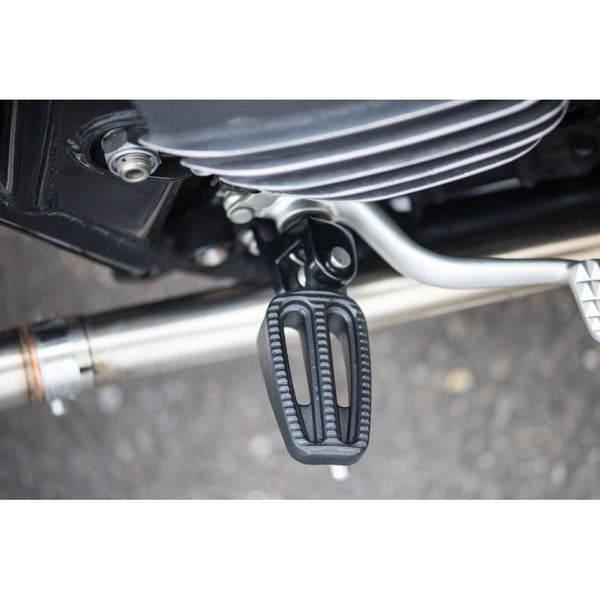 Motone Ranger Pegs - Rider Only - Black - ST/T100/T120/Speed Twin