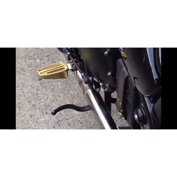 Motone Ranger Foot Pegs Triumph Bobber BRASS