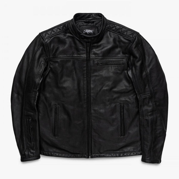 Motone Revolver Leather Jacket (Black) - Extra Large Size: Extra Large