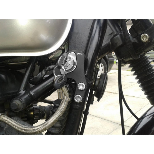 Motone RHS Ignition Relocation Bracket - BLACK