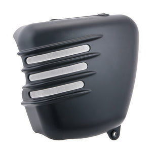 Motone Ribbed Side Panels - Matte Black - LHS ONLY (Scrambler)