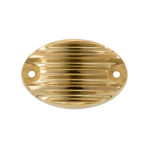 Motone Royal Enfield Brake Reservoir Cover RE 350 - Ribbed - Brass