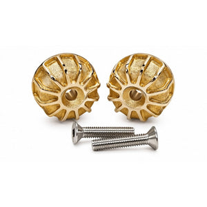 Motone Royal Enfield Bar End Weights - Brass - GEMINI