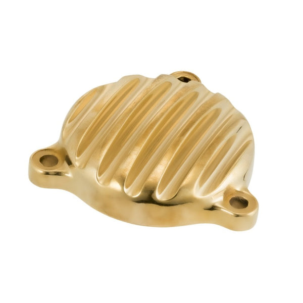 Motone RE 350 Oil Filter Cover UJ - Ribbed BRASS