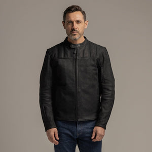 Motone Shogun Leather Jacket (Black) - Extra Large Size: Extra Large