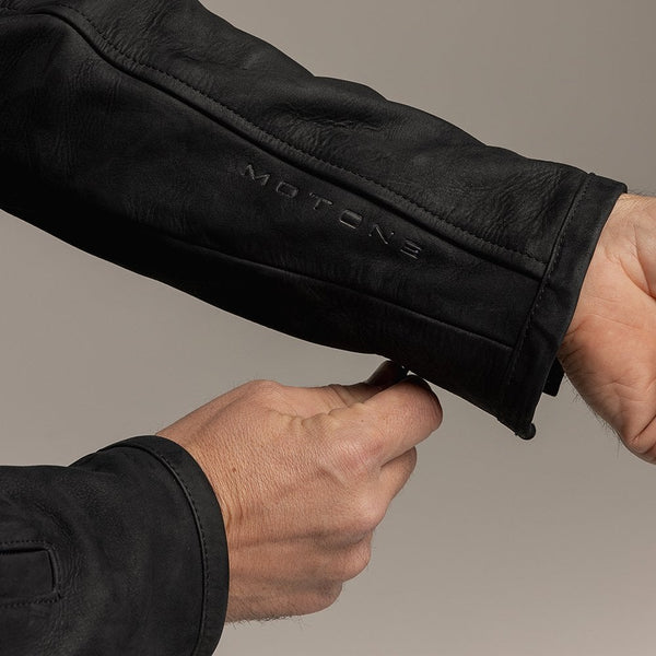 Motone Shogun Leather Jacket (Black) - Extra Large Size: Extra Large