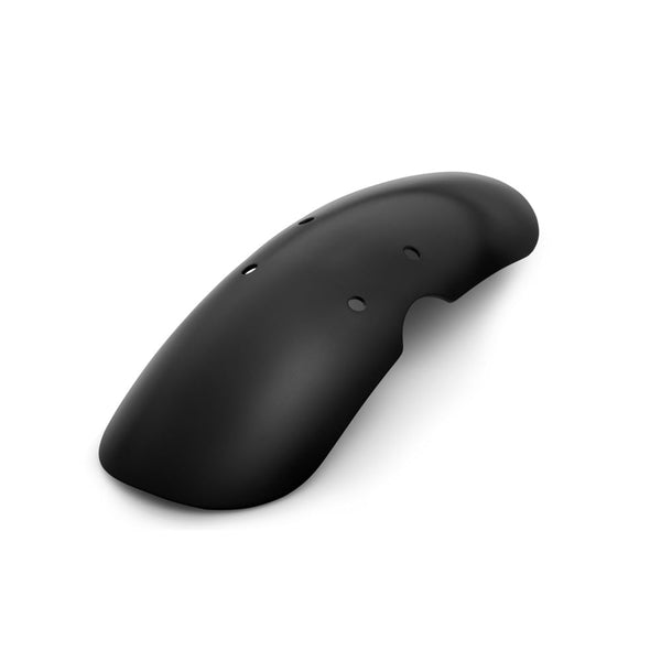 Motone Shorty - Bobbed Front Mudguard/Fender- Spoke Wheels - Black Ano
