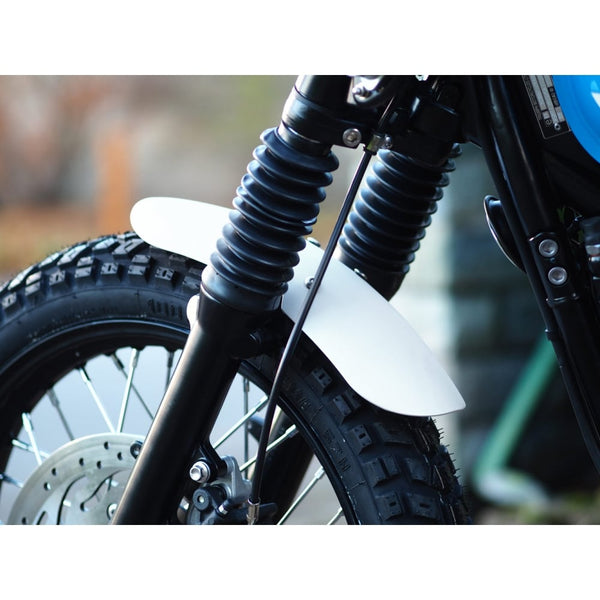 Motone Shorty - Bobbed Front Mudguard/Fender- Spoke Wheels - Brushed A