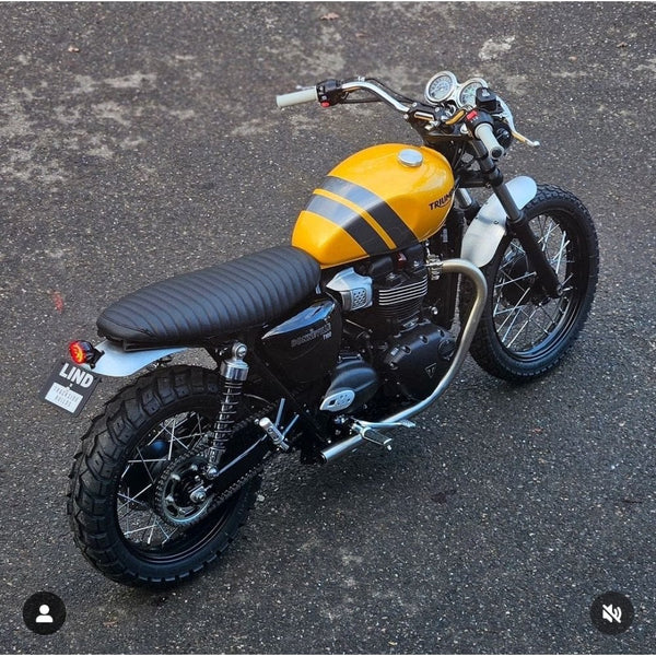 Motone Shorty - Front Mudguard/Fender - Brushed Aluminium - LC Bikes