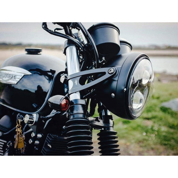 Motone Slingshot Custom Headlight Brackets 41mm - Black