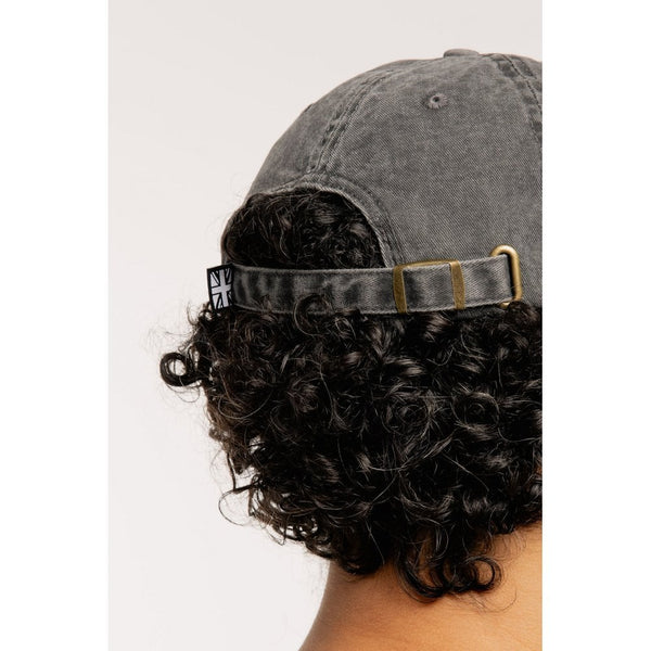 Motone SMOKER - 6-Panel Vintage Cap - Black Washed Cotton
