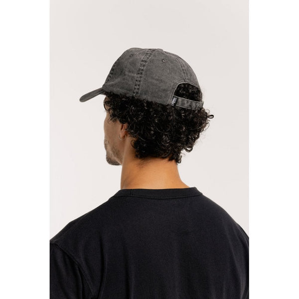 Motone SMOKER - 6-Panel Vintage Cap - Black Washed Cotton