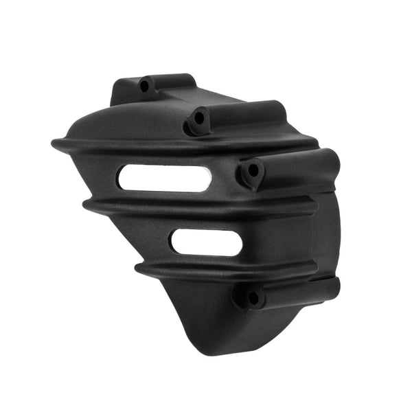 Motone Sprocket Cover - Ribbed - Black - AC