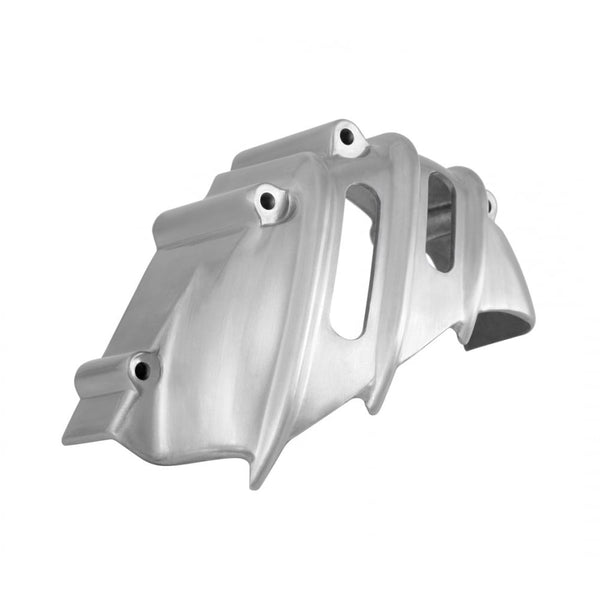 Motone Sprocket Cover - Ribbed - Brushed - AC