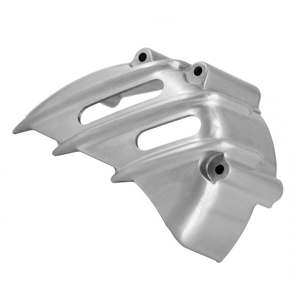 Motone Sprocket Cover - Ribbed - Brushed - AC