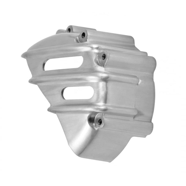 Motone Sprocket Cover - Ribbed - Brushed - AC