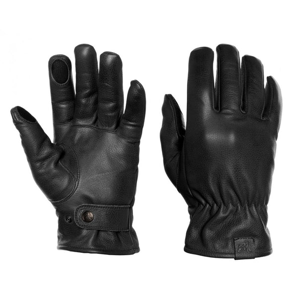 Motone SPIRIT - Motorcycle Riding Gloves - Leather - Black