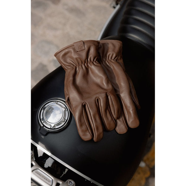 Motone SPIRIT Gloves - Brown - Large Size: Large