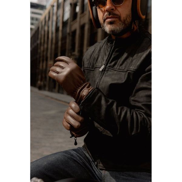 Motone SPIRIT Gloves - Brown - Large Size: Large