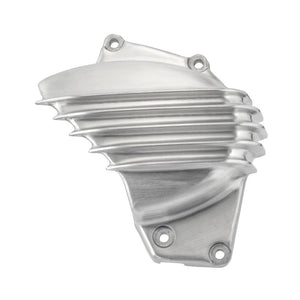 Motone Streamliner Sprocket Cover - Ribbed - Brushed Finish - LC - Str