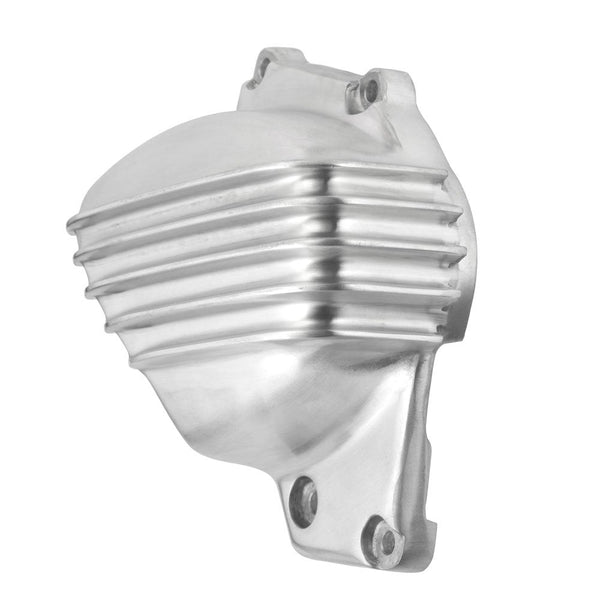 Motone Streamliner Sprocket Cover - Ribbed - Brushed Finish - LC - Str