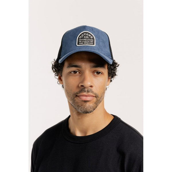 Motone SUEDEHEAD Trucker Cap - BLUE SUEDE