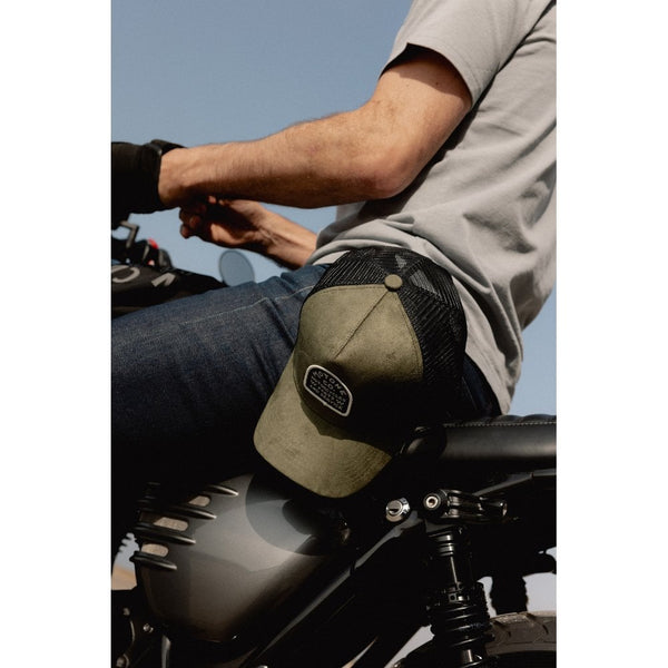 Motone SUEDEHEAD Trucker Cap - OLIVE