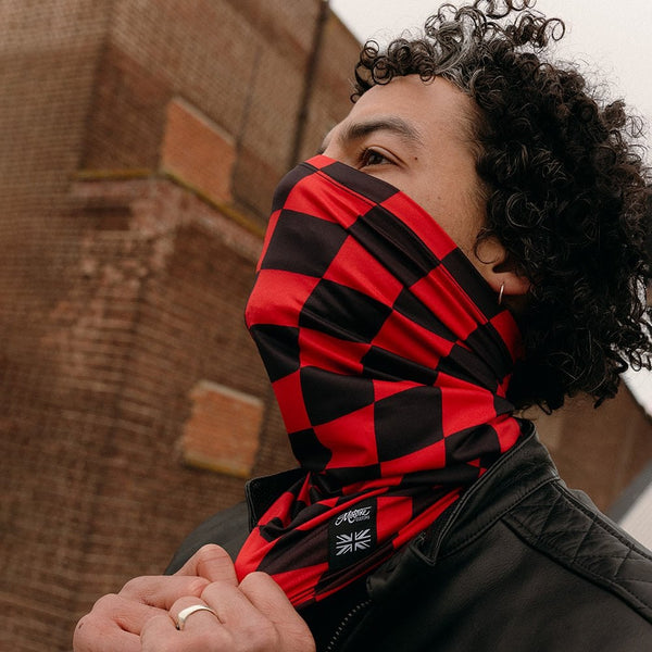 Motone SURESHOT Neck Tube (Red/Black)