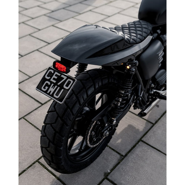 Motone GORT Tail Tidy LC Krackle Black Street Twin/T100/T120
