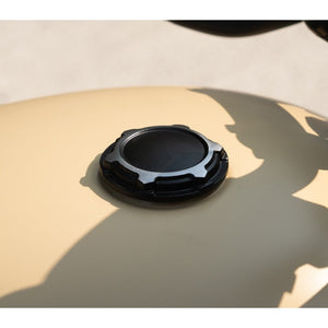 Motone TELSTAR Low Profile Gas Cap - CONTRAST BLACK POLISHED