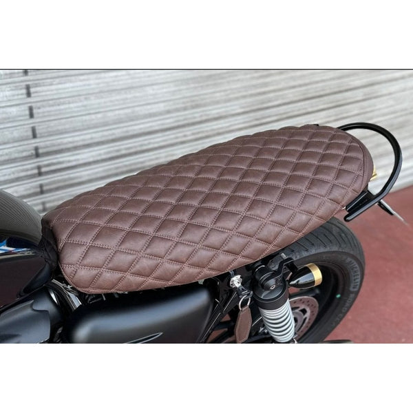 Motone Blackadder Seat - Tobacco Brown Street Twin/T120/T100/Street S