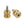 Motone The Capstan! Luggage/Strap Attachment Spool - Brass