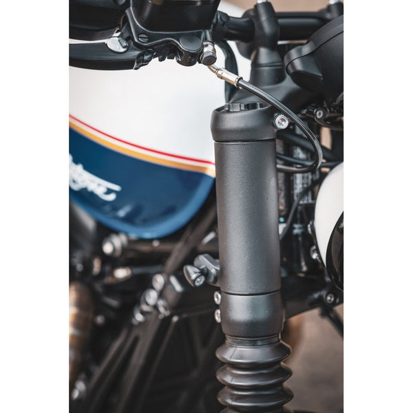 Motone The SPATZ - 47mm Fork Shrouds Triumph Bobber/Speedmaster Integrated Indicator Mounts