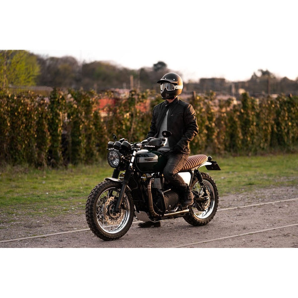 Motone The Viper- Low Profile Skinny Ribbed Seat - Rare Earth Light Br