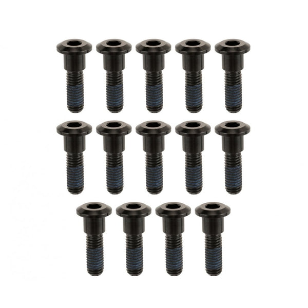 Motone Brake Rotor Bolts - Full Set - Dual Disc+Rear Disc - LC - BLACK