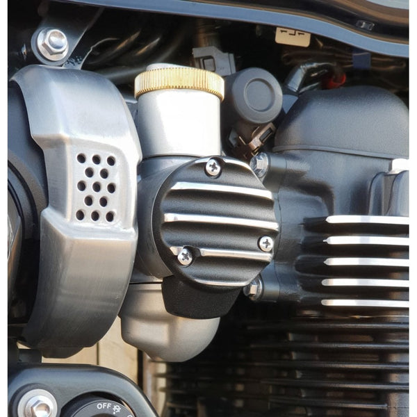 Motone Carb Cover 1200 Ribbed Black