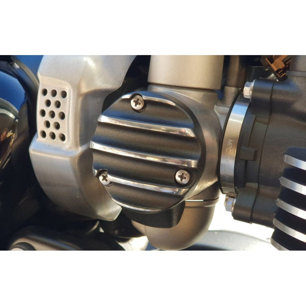 Motone Carb Cover 1200 Ribbed Black