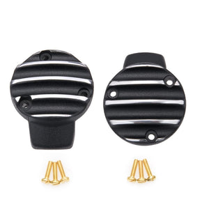 Motone Carb Cover 1200 Ribbed Black