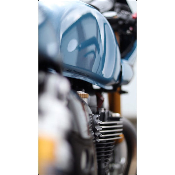 Motone Carb Cover 1200 Ribbed Black