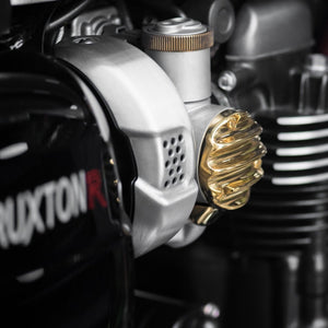 Motone Brass Ribbed Throttle Body Covers 1200