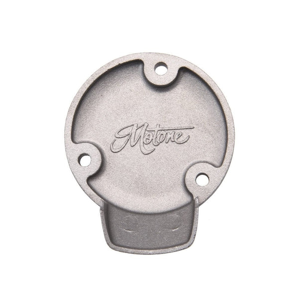 Motone TPS Carb/Throttle Body Cover - Pair - Ribbed/Finned - Shot Blas
