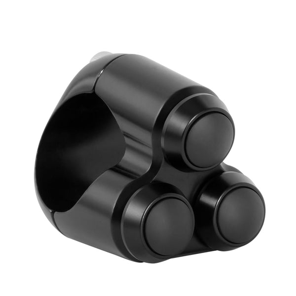 Motone Triple Micro Switch Button Housing - One Inch Handlebar - Black