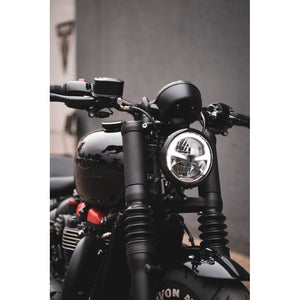 Motone The SPATZ+KLINGON - Fork Shroud/Indicator Brackets Triumph Bobb