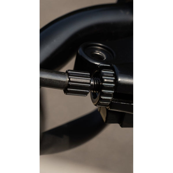 Motone Titanium Billet Clutch Cable Adjuster - PVD BLACK