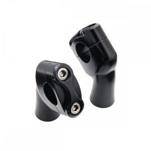 Motone Up-And-Over Riser Kit for 22mm Bars - Black