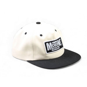Motone WIDESLIDE Cap - Ecru/Black