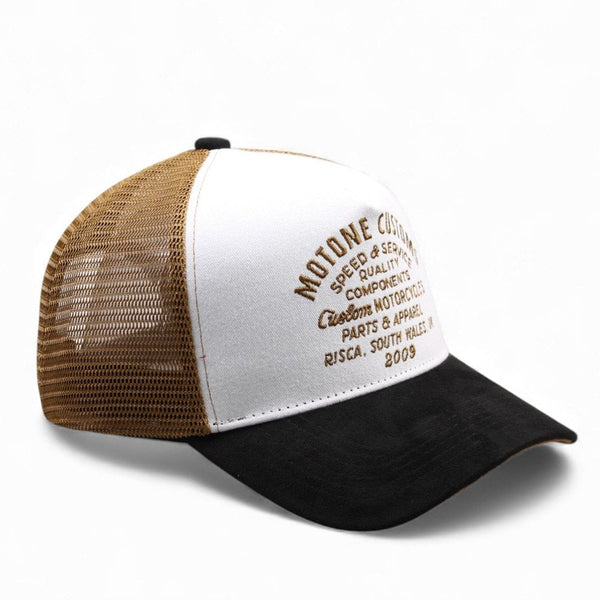 Motone WORDSALAD Trucker Cap - Suede Peak