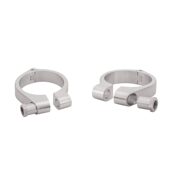 Motone Wrap-Around Fork Indicator Turn Signal Bracket Clamps - Pair -
