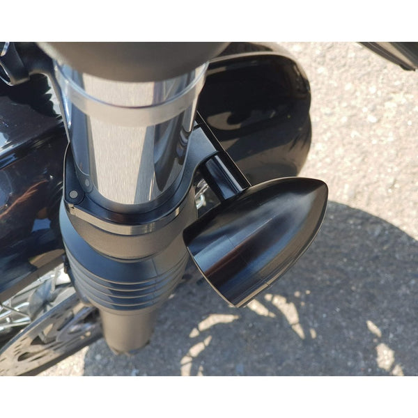 Motone Wrap-Around Fork Indicator Turn Signal Bracket Clamps - Pair -